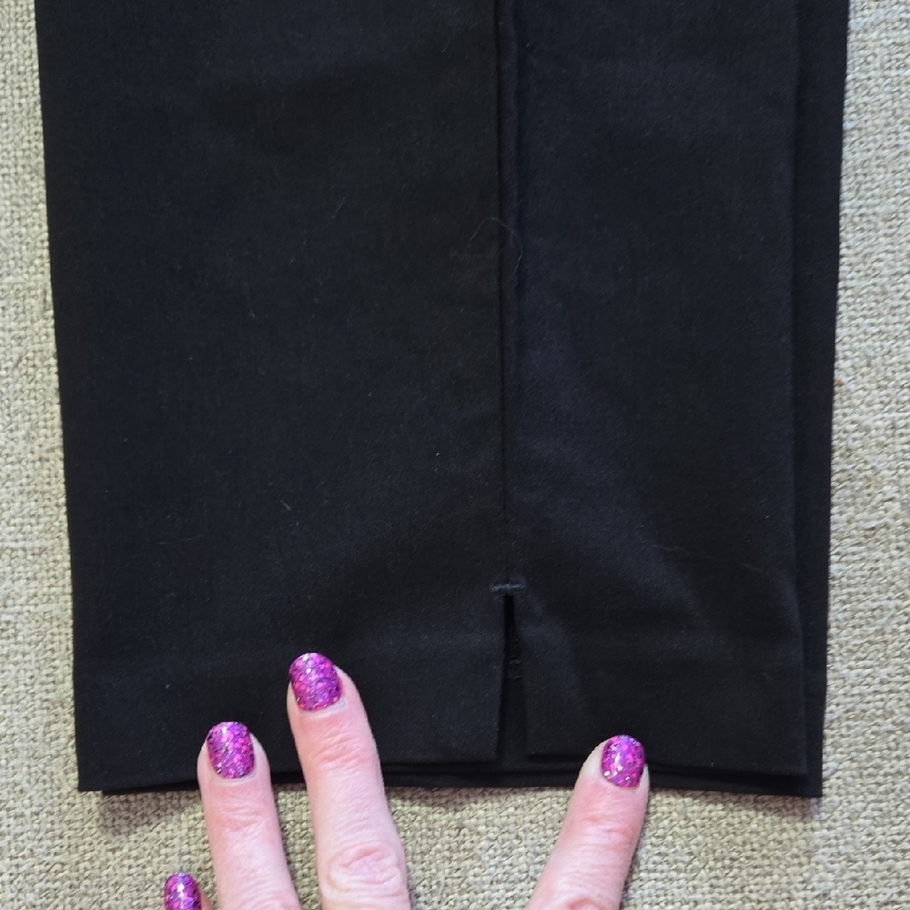 Christopher & Banks Signature Slimming Black Pants Size 12 - Picture 4 of 4